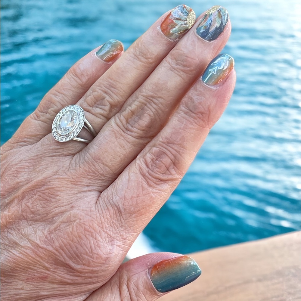 Boho feathers, flowers and arrows nail wraps